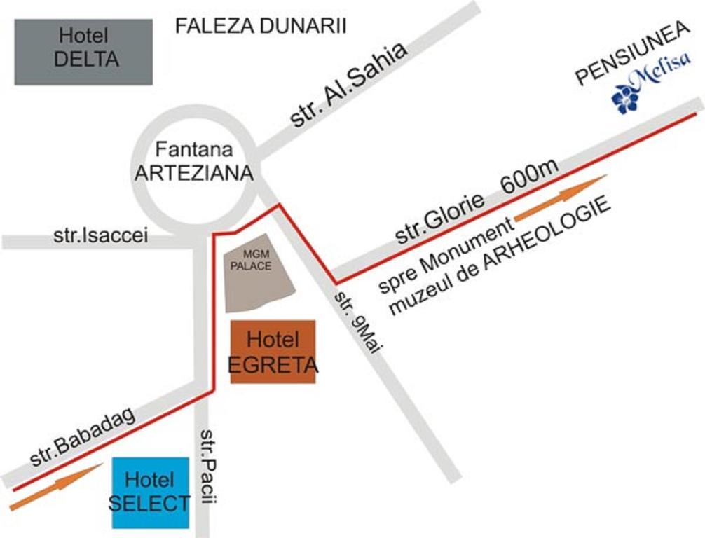 Pensiunea Melisa Tulcea Exterior photo